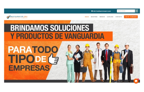 Brandland. Sitio Web: Mutltiservicios Servi