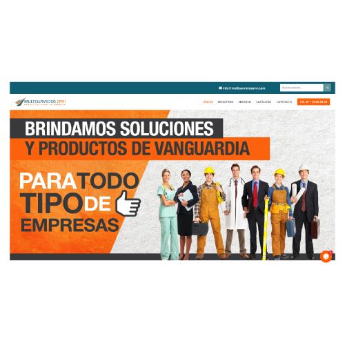 Brandland. Sitio Web: Mutltiservicios Servi